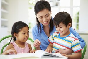 Family Reading Together