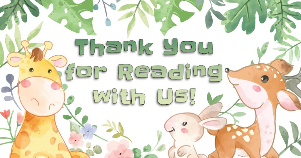 Thank you for reading with us!
