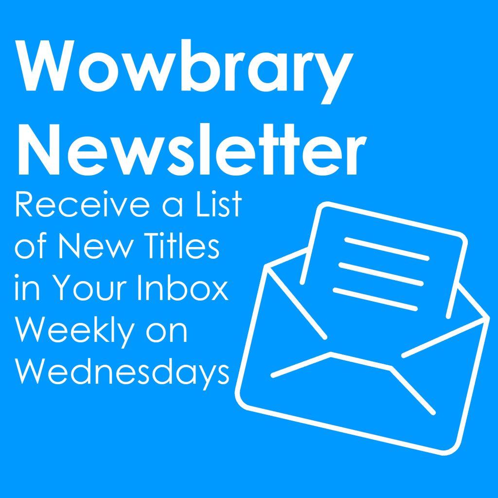 An icon of an open envelope with a letter coming out of the top to depict partons receiving the latest news about our newest books, dvds, and audiobooks via our Wowbrary newsletter. This link will take patrons outside of ccld.us.