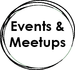 Events and Meetups for Homeschooling Families Button
